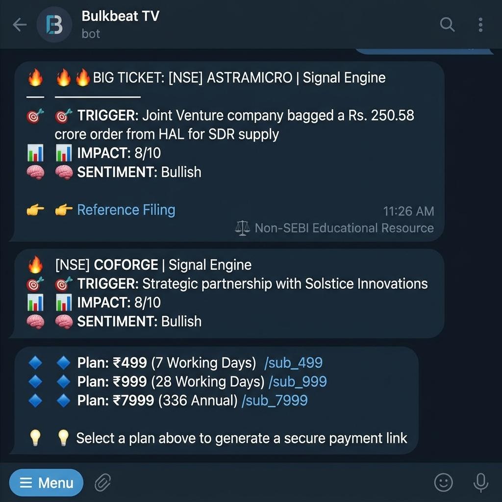 Bulkbeat TV: Institutional AI market intelligence by Sarthak Srivastava