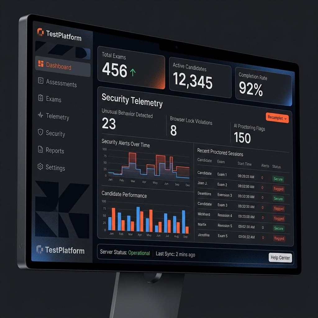 Enterprise TestPlatform — Secure Online Assessment System